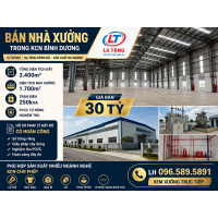 Bán nhà xưởng trong KCN Bình Dương Cũ HCM 