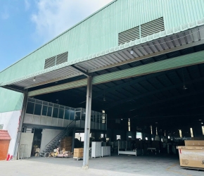 CHO THUÊ NHÀ XƯỞNG TÂN UYÊN BÌNH DƯƠNG CŨ HCM DT XƯỞNG 5.000m2 GIÁ 3 USD/ M2 100