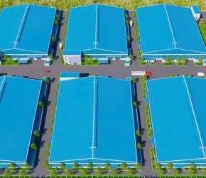 CHO THUÊ NHÀ XƯỞNG TRONG KCN BÌNH PHƯỚC CŨ ĐỒNG NAI DT MỖI XƯỞNG 5 .000m2 X 6 XƯỞNG CHO THUÊ LẺ GIÁ 2,8 USD/ M2 