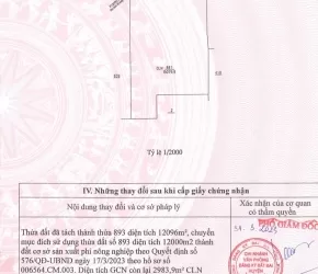 BÁN ĐẤT SKC TRẢ TIỀN 1 LẦN 50 NĂM BÌNH DƯƠNG DT ĐẤT 15.000m2