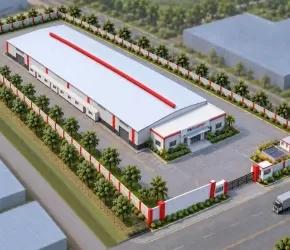 Cho Thuê Nhà Xưởng 2.408 m2 Giá 2,3 USD/ M2 VỊ Trí Trong KCN Bình Thuận Lâm Đồng 