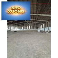 XƯỞNG CHO THUÊ TÂN UYÊN BÌNH DƯƠNG CŨ HCM DT XƯỞNG 8.000m2 GIÁ 2,5 USD/M2 