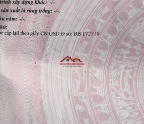 Bán đất châu đức vũng tàu