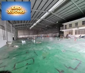 CHO THUÊ NHÀ XƯỞNG TÂN UYÊN BÌNH DƯƠNG CŨ HCM DT XƯỞNG 2.300m2 GIÁ 160 TRIỆU/THÁNG 