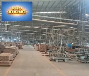 CHO THUÊ NHÀ XƯỞNG TRONG CỤM CÔNG NGHIỆP DT XƯỞNG 22.000m2 GIÁ 3,5 USD/M2 