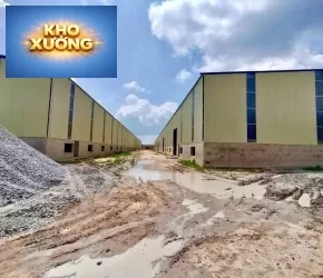 CHO THUÊ NHÀ XƯỞNG TÂN UYÊN BÌNH DƯƠNG CŨ HCM DT XƯỞNG 19.400m2 GIÁ 2,7 USD/ M2 