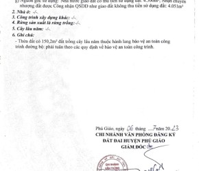 BÁN ĐẤT SKC TRẢ TIỀN 1 LẦN VỊ TRÍ PHÚ GIÁO 8.000 M2 Giá 15 tỷ 500tr 