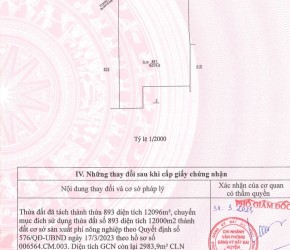 BÁN ĐẤT SKC TRẢ TIỀN 1 LẦN 50 NĂM BÌNH DƯƠNG DT ĐẤT 15.000m2