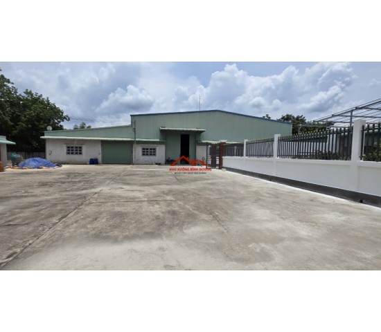 Kho cho thuê nhà xưởng long nguyên Bầu bàng