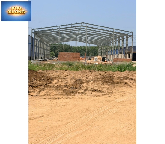 CHO THUÊ NHÀ XƯỞNG BẦU BÀNG HCM DT XƯỞNG 6.300m2 GIÁ 2,8 USD/M2 