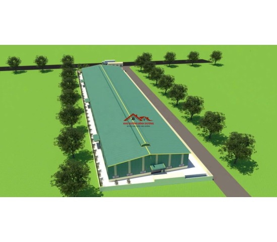 Cho thuê nhà xưởng giáp KCN tân uyên Bình Dương