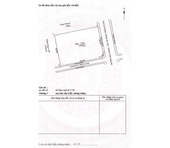 BÁN ĐẤT TRONG KCN BẦU BÀNG CŨ HCM DT ĐẤT 27.976 m2 GIÁ 160 /USD M2 