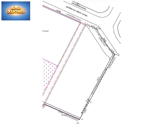 BÁN ĐẤT TRONG KCN BÌNH DƯƠNG CŨ DT ĐẤT 8.200m GIÁ 195 USD/ M2 